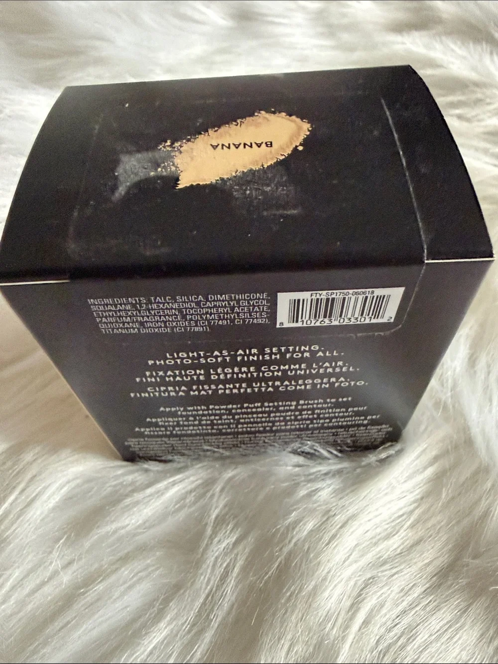 Fenty Beauty Pro Filt'r Instant Retouch Setting Powder — Beige & Black Packaging